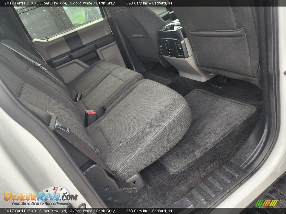 Rear Seat of 2017 Ford F150 XL SuperCrew 4x4 Photo #21
