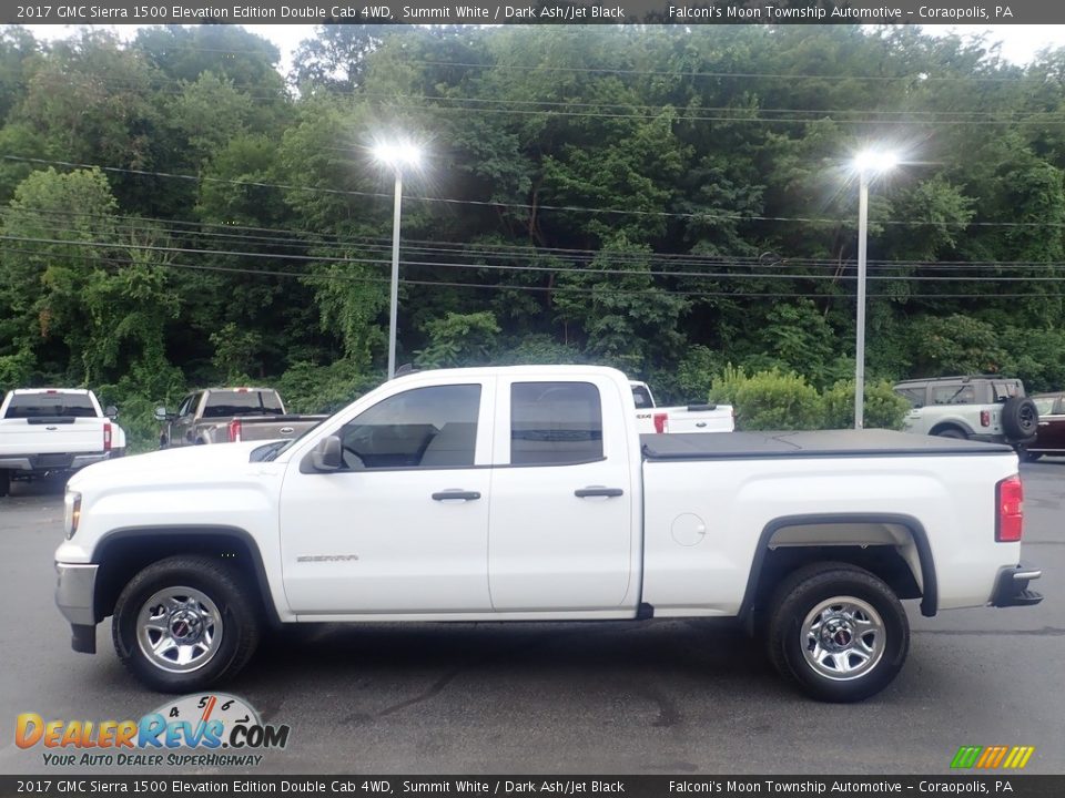 2017 GMC Sierra 1500 Elevation Edition Double Cab 4WD Summit White / Dark Ash/Jet Black Photo #6