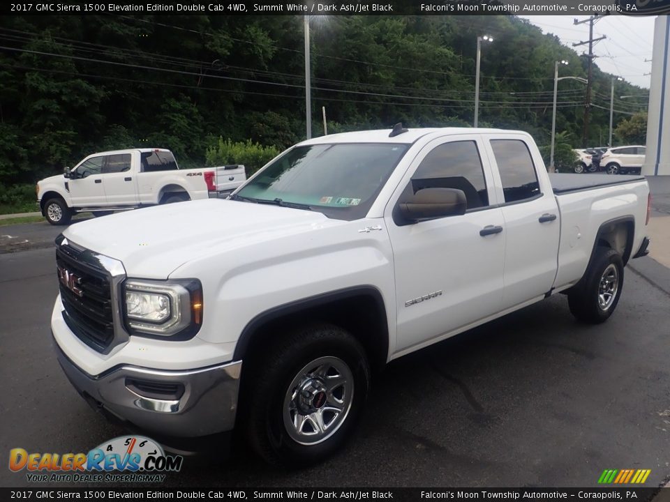 2017 GMC Sierra 1500 Elevation Edition Double Cab 4WD Summit White / Dark Ash/Jet Black Photo #7