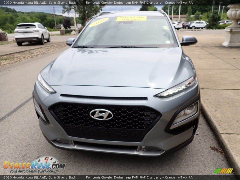 2020 Hyundai Kona SEL AWD Sonic Silver / Black Photo #3