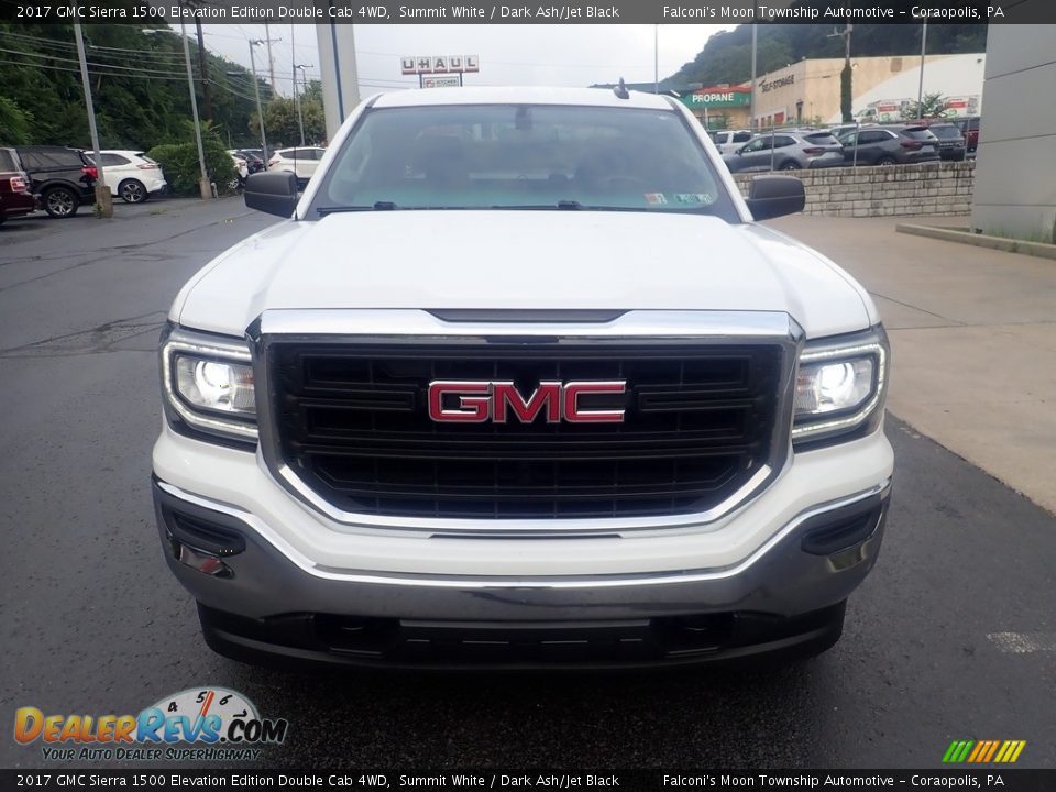 2017 GMC Sierra 1500 Elevation Edition Double Cab 4WD Summit White / Dark Ash/Jet Black Photo #8