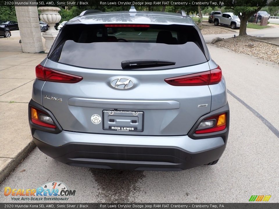 2020 Hyundai Kona SEL AWD Sonic Silver / Black Photo #7