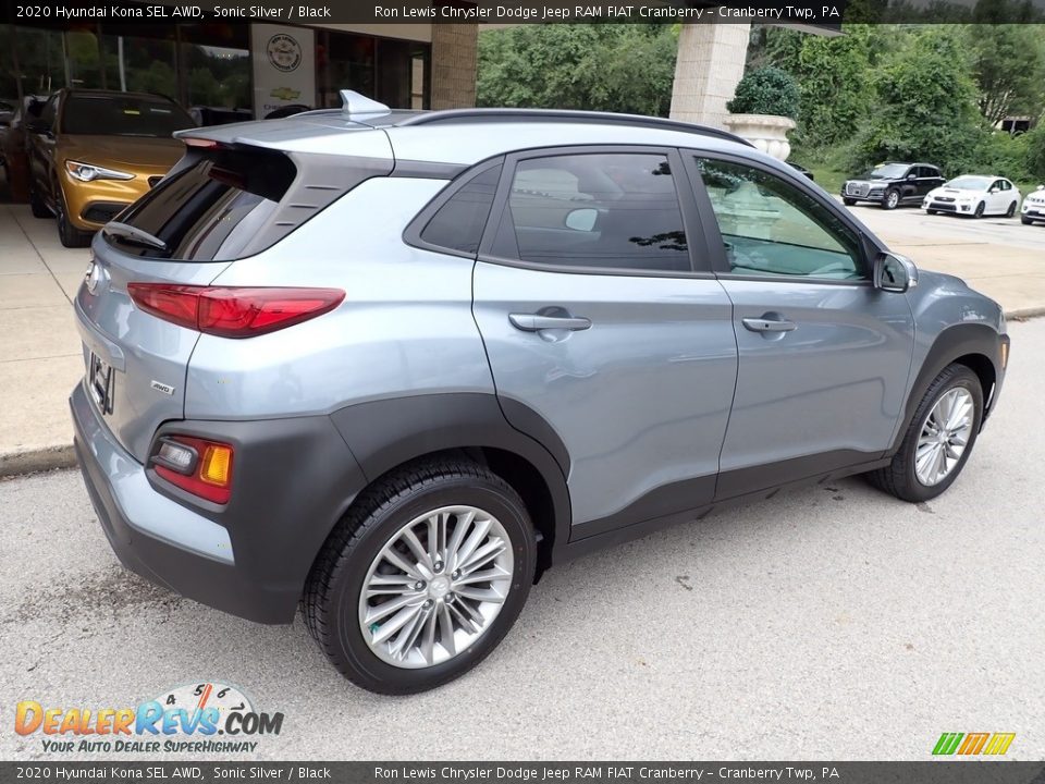 Sonic Silver 2020 Hyundai Kona SEL AWD Photo #8