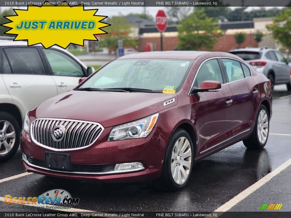 2016 Buick LaCrosse Leather Group AWD Deep Garnet Metallic / Light Neutral Photo #1