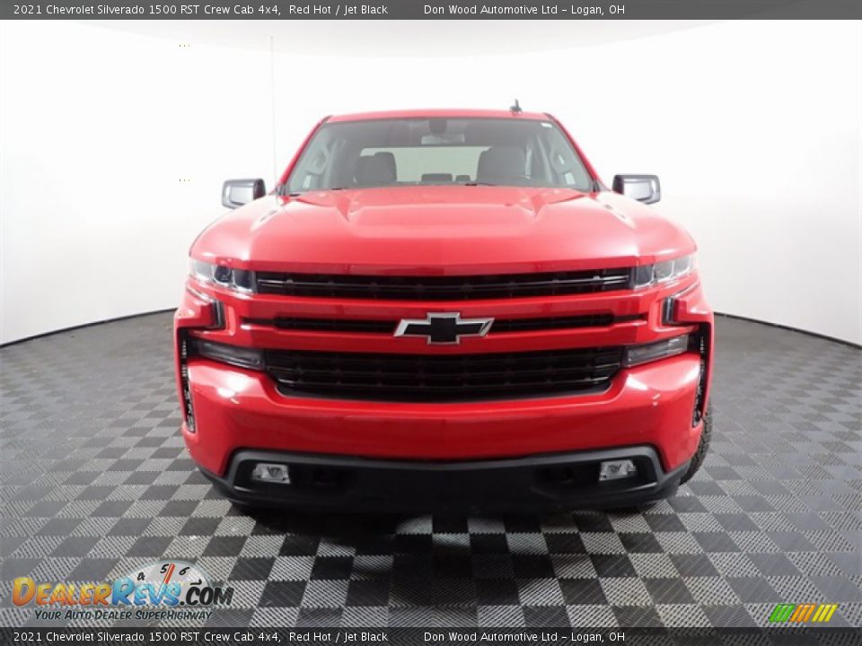 2021 Chevrolet Silverado 1500 RST Crew Cab 4x4 Red Hot / Jet Black Photo #4