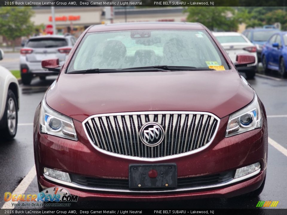 2016 Buick LaCrosse Leather Group AWD Deep Garnet Metallic / Light Neutral Photo #2