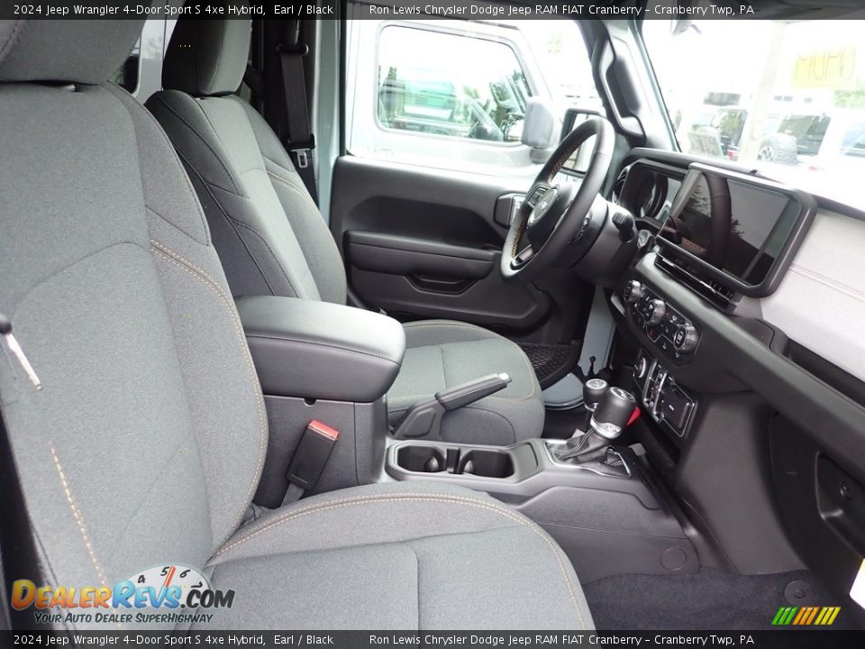 Front Seat of 2024 Jeep Wrangler 4-Door Sport S 4xe Hybrid Photo #10
