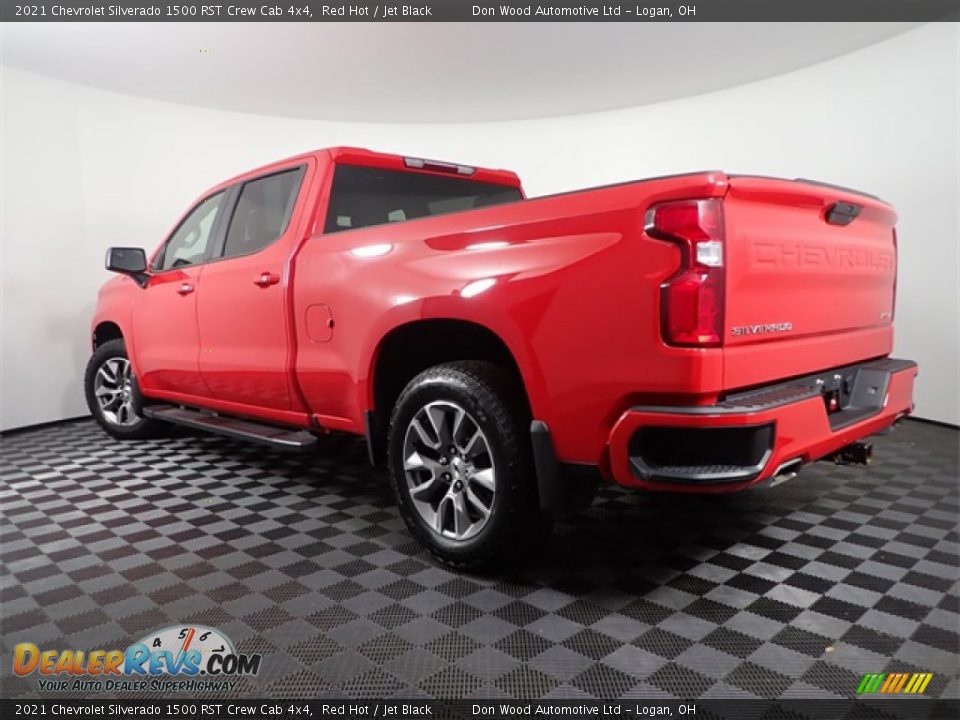 2021 Chevrolet Silverado 1500 RST Crew Cab 4x4 Red Hot / Jet Black Photo #9