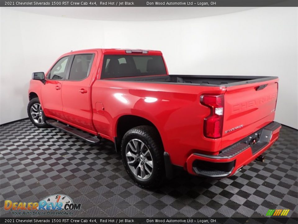 2021 Chevrolet Silverado 1500 RST Crew Cab 4x4 Red Hot / Jet Black Photo #10