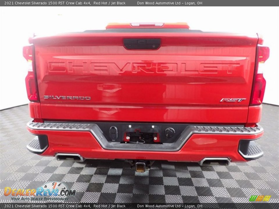 2021 Chevrolet Silverado 1500 RST Crew Cab 4x4 Red Hot / Jet Black Photo #11