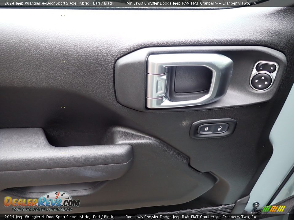 Door Panel of 2024 Jeep Wrangler 4-Door Sport S 4xe Hybrid Photo #14