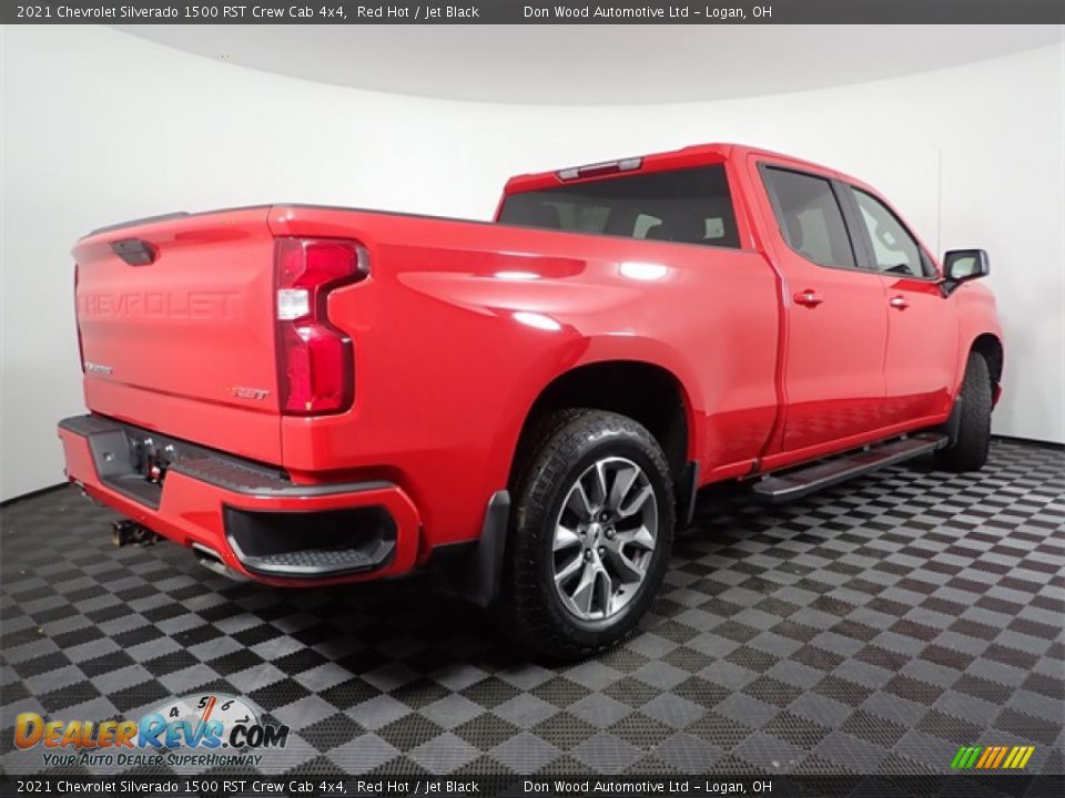 2021 Chevrolet Silverado 1500 RST Crew Cab 4x4 Red Hot / Jet Black Photo #13
