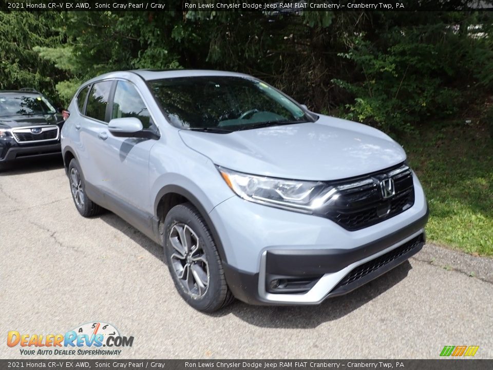 2021 Honda CR-V EX AWD Sonic Gray Pearl / Gray Photo #2