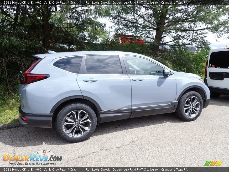 2021 Honda CR-V EX AWD Sonic Gray Pearl / Gray Photo #4