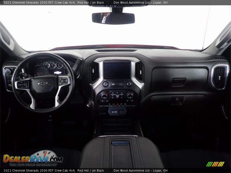 2021 Chevrolet Silverado 1500 RST Crew Cab 4x4 Red Hot / Jet Black Photo #19