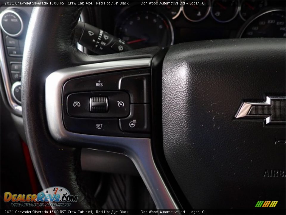 2021 Chevrolet Silverado 1500 RST Crew Cab 4x4 Red Hot / Jet Black Photo #23