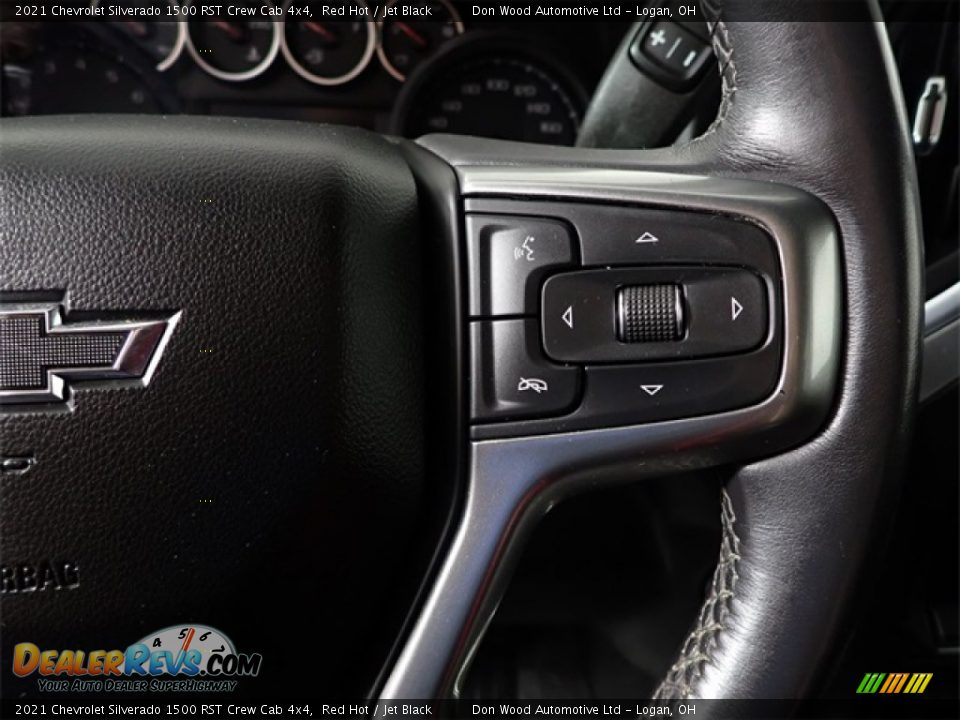 2021 Chevrolet Silverado 1500 RST Crew Cab 4x4 Red Hot / Jet Black Photo #24
