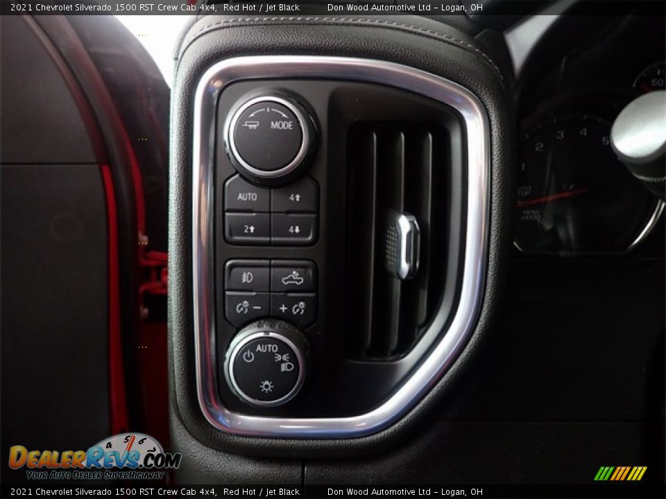 2021 Chevrolet Silverado 1500 RST Crew Cab 4x4 Red Hot / Jet Black Photo #25