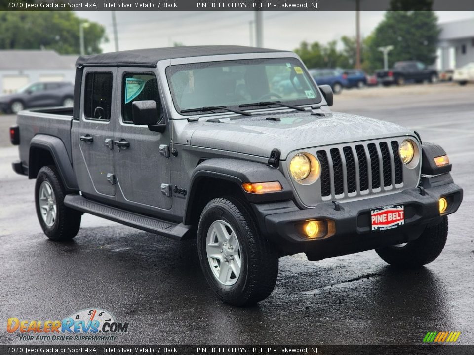 2020 Jeep Gladiator Sport 4x4 Billet Silver Metallic / Black Photo #13