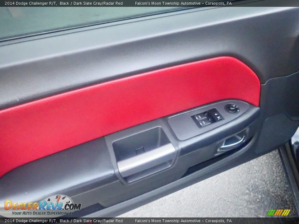 2014 Dodge Challenger R/T Black / Dark Slate Gray/Radar Red Photo #22