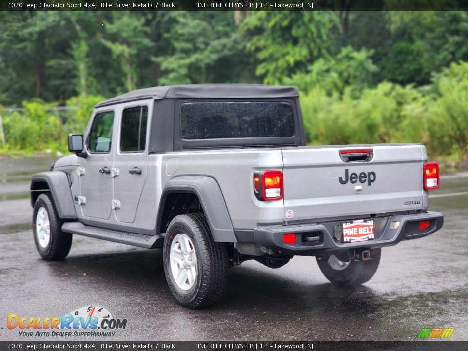 2020 Jeep Gladiator Sport 4x4 Billet Silver Metallic / Black Photo #18