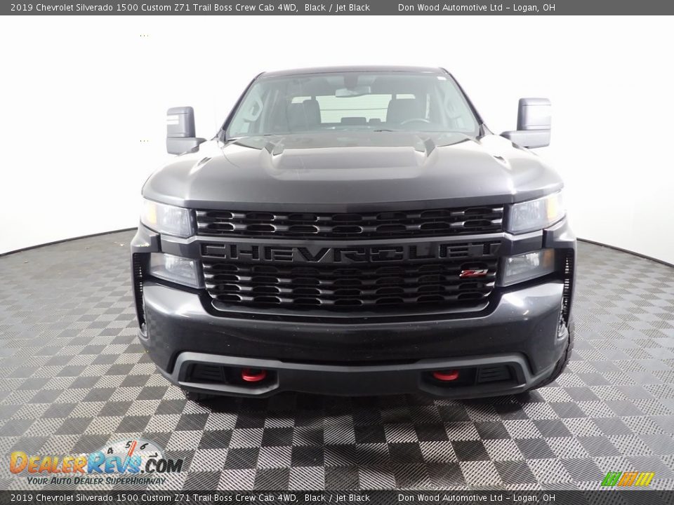 2019 Chevrolet Silverado 1500 Custom Z71 Trail Boss Crew Cab 4WD Black / Jet Black Photo #4