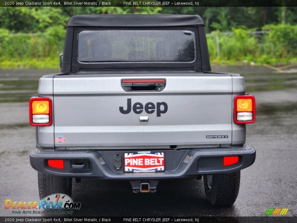 2020 Jeep Gladiator Sport 4x4 Billet Silver Metallic / Black Photo #19