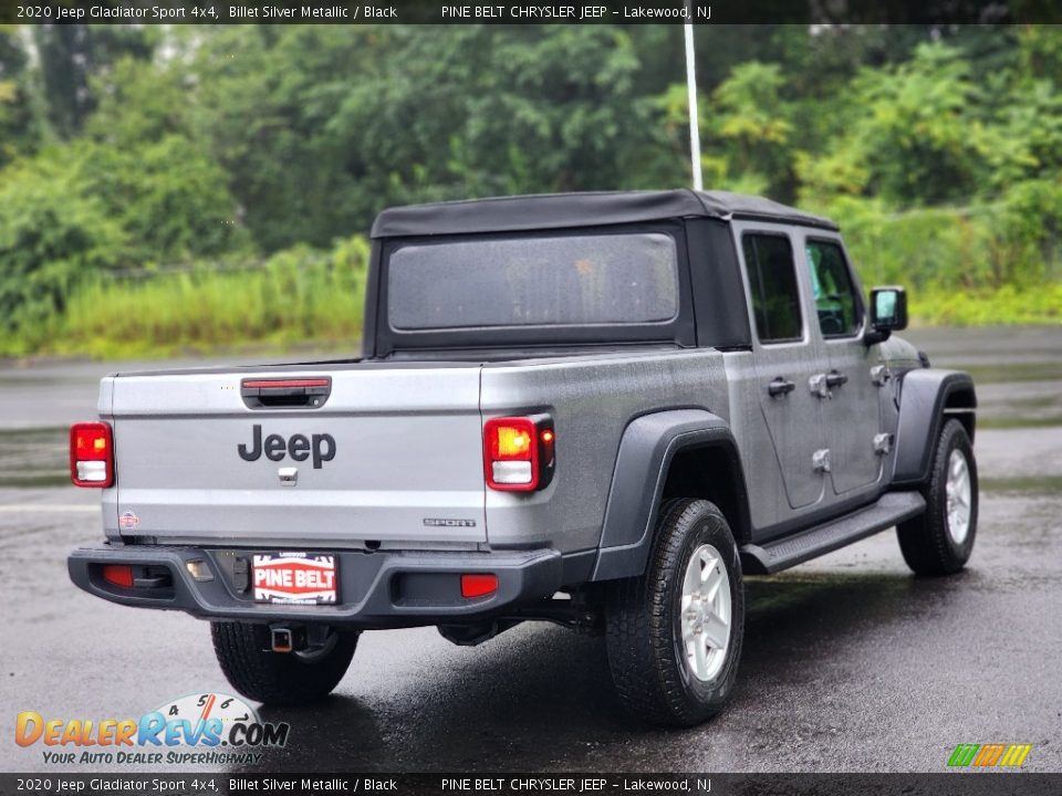 2020 Jeep Gladiator Sport 4x4 Billet Silver Metallic / Black Photo #20