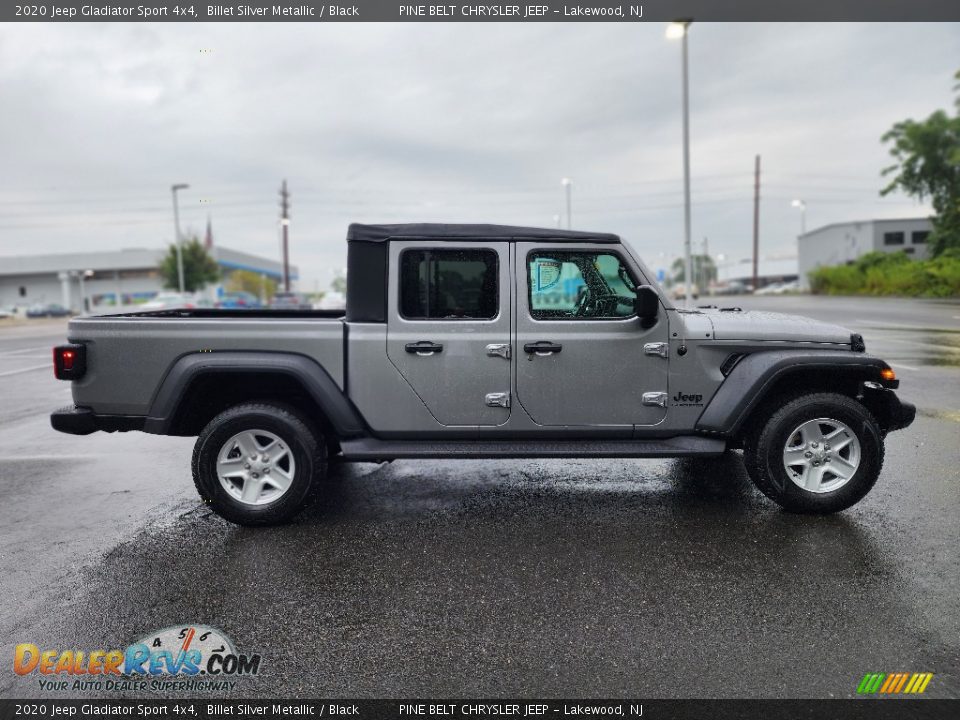 2020 Jeep Gladiator Sport 4x4 Billet Silver Metallic / Black Photo #21