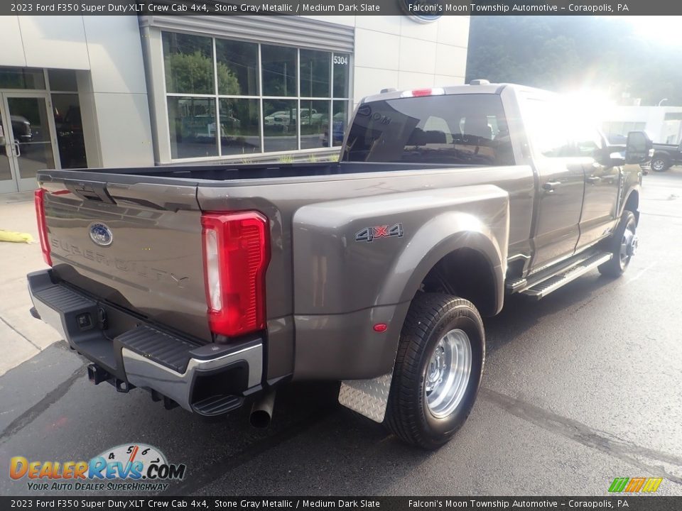 2023 Ford F350 Super Duty XLT Crew Cab 4x4 Stone Gray Metallic / Medium Dark Slate Photo #2