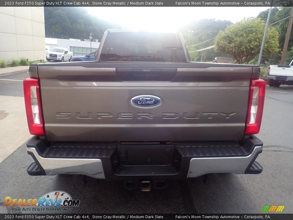 2023 Ford F350 Super Duty XLT Crew Cab 4x4 Stone Gray Metallic / Medium Dark Slate Photo #3