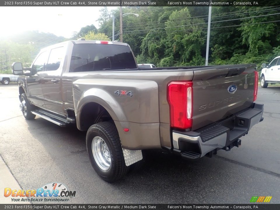 2023 Ford F350 Super Duty XLT Crew Cab 4x4 Stone Gray Metallic / Medium Dark Slate Photo #4