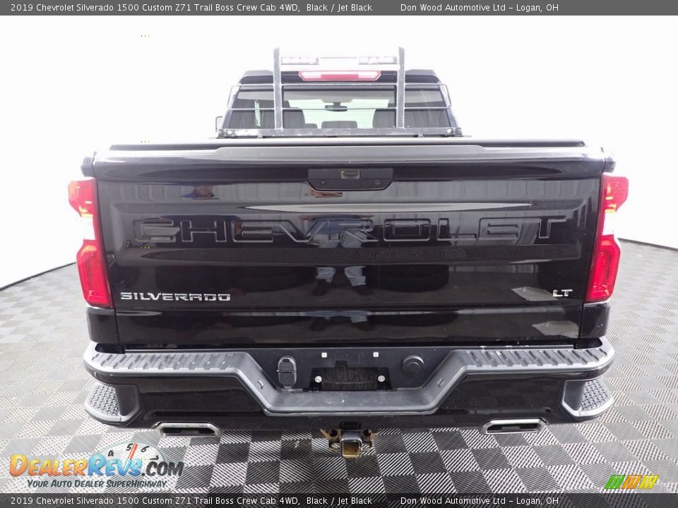 2019 Chevrolet Silverado 1500 Custom Z71 Trail Boss Crew Cab 4WD Black / Jet Black Photo #11