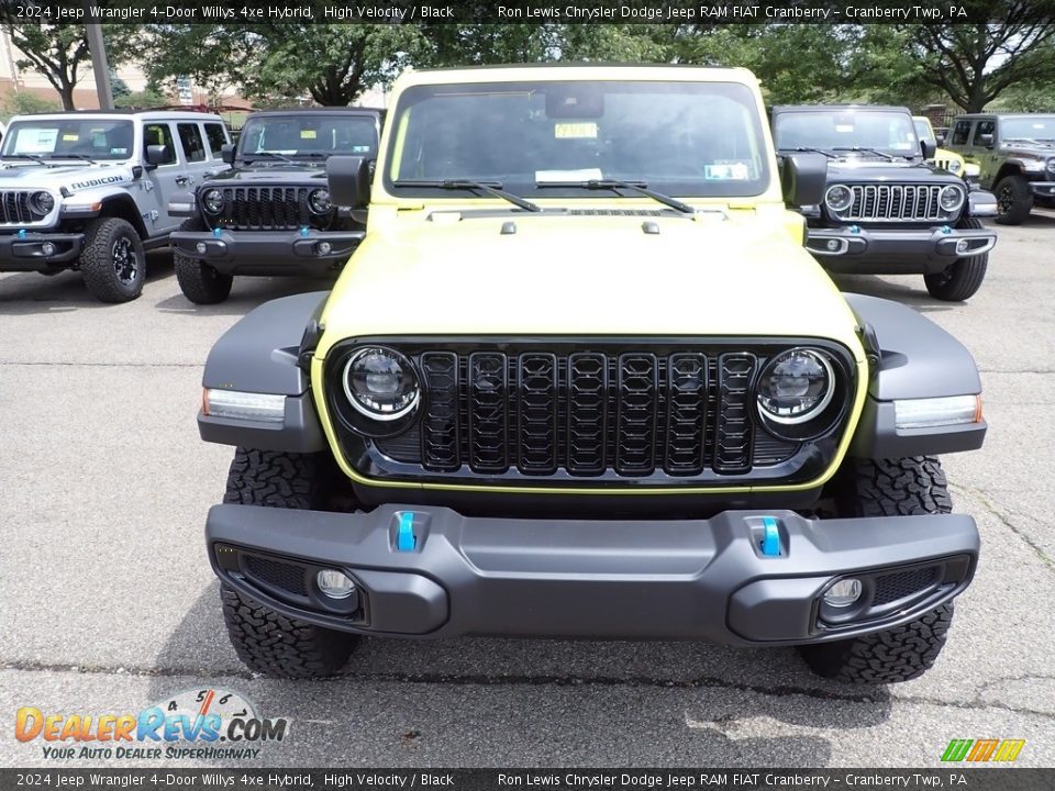 2024 Jeep Wrangler 4-Door Willys 4xe Hybrid High Velocity / Black Photo #8