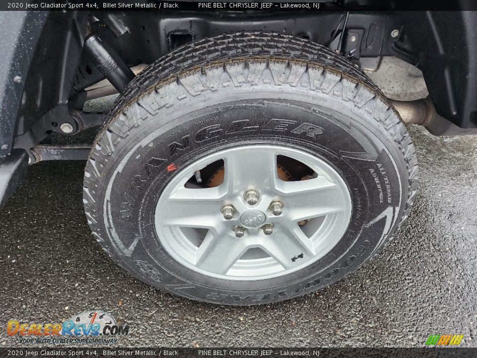 2020 Jeep Gladiator Sport 4x4 Billet Silver Metallic / Black Photo #35