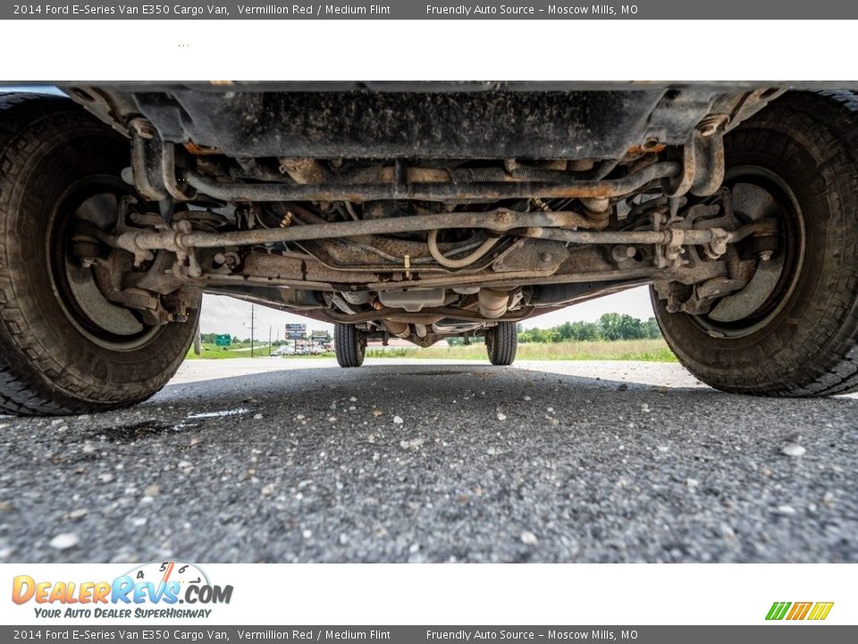 Undercarriage of 2014 Ford E-Series Van E350 Cargo Van Photo #10