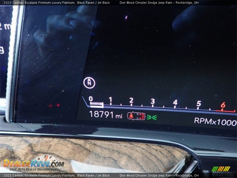 2023 Cadillac Escalade Premium Luxury Platinum Black Raven / Jet Black Photo #6