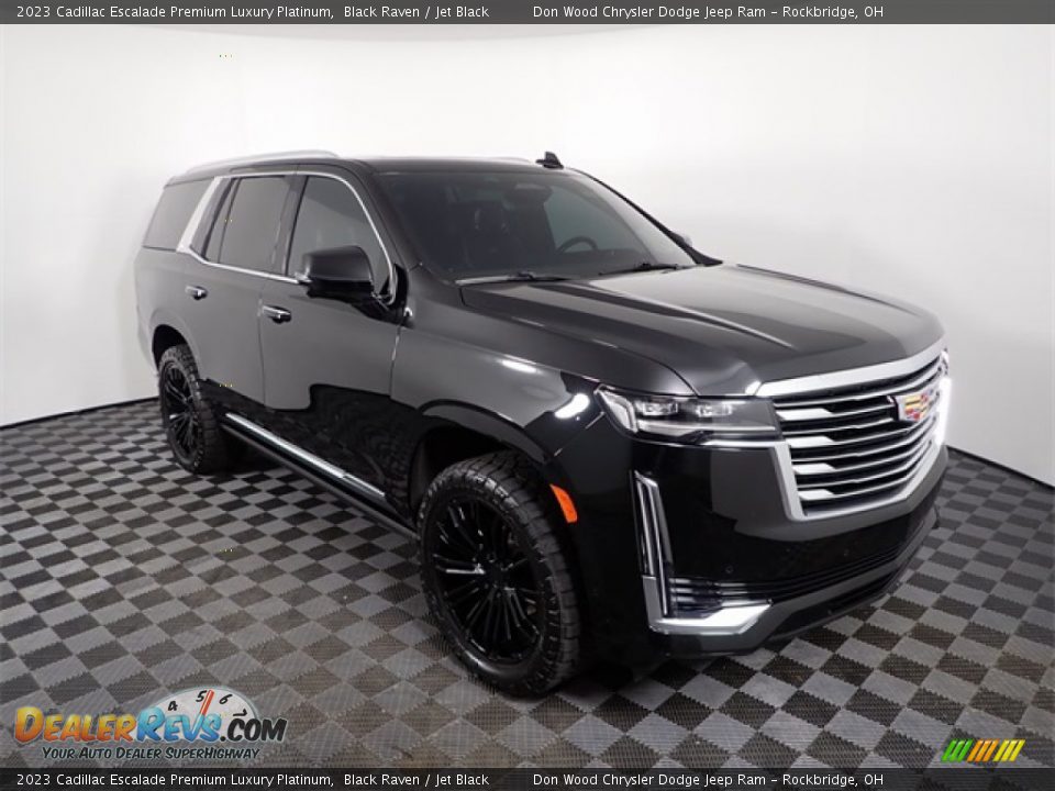 2023 Cadillac Escalade Premium Luxury Platinum Black Raven / Jet Black Photo #7