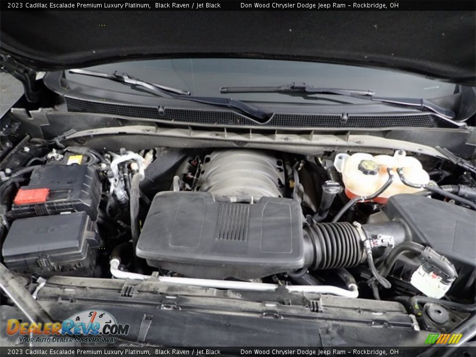 2023 Cadillac Escalade Premium Luxury Platinum Black Raven / Jet Black Photo #10