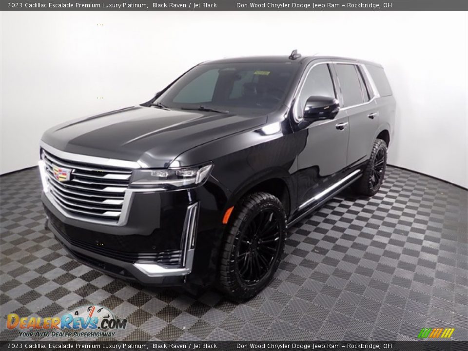2023 Cadillac Escalade Premium Luxury Platinum Black Raven / Jet Black Photo #12