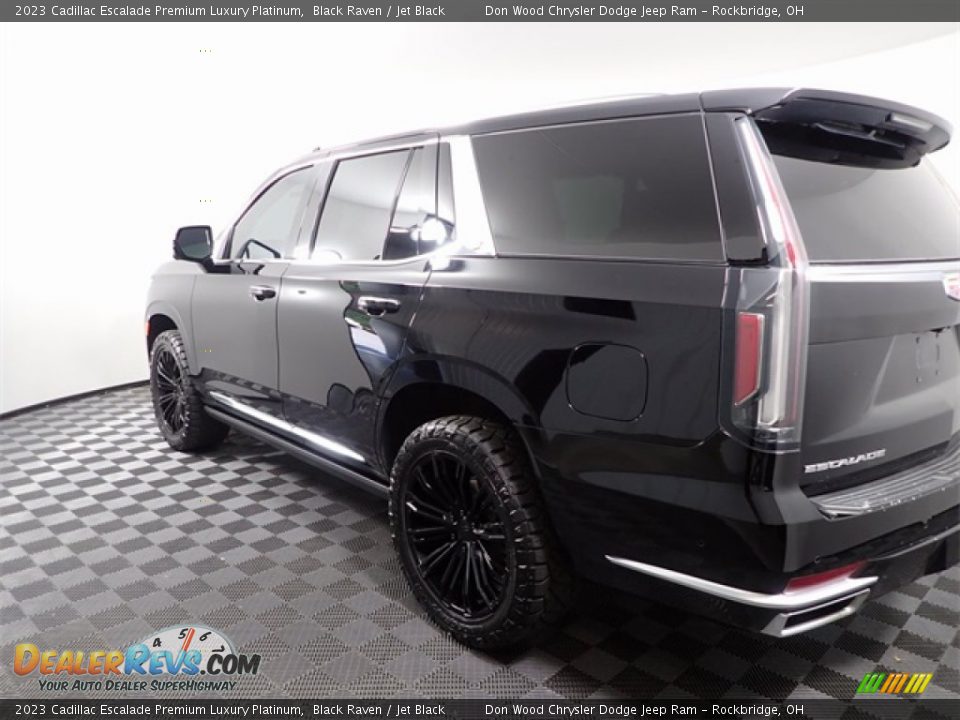 2023 Cadillac Escalade Premium Luxury Platinum Black Raven / Jet Black Photo #13