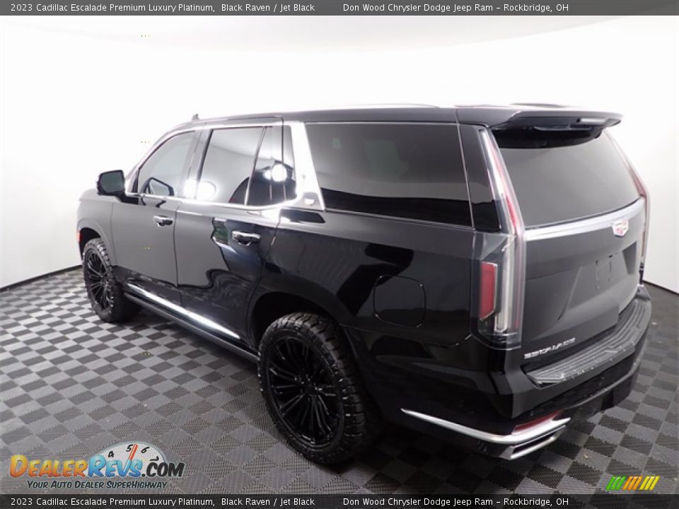 2023 Cadillac Escalade Premium Luxury Platinum Black Raven / Jet Black Photo #14
