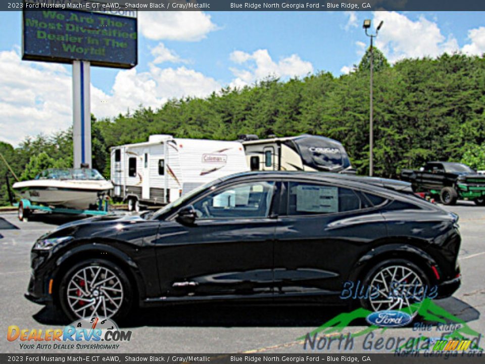 2023 Ford Mustang Mach-E GT eAWD Shadow Black / Gray/Metallic Photo #2