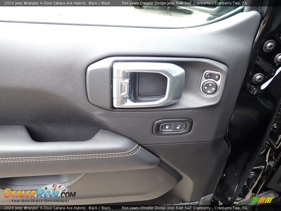 2024 Jeep Wrangler 4-Door Sahara 4xe Hybrid Black / Black Photo #15