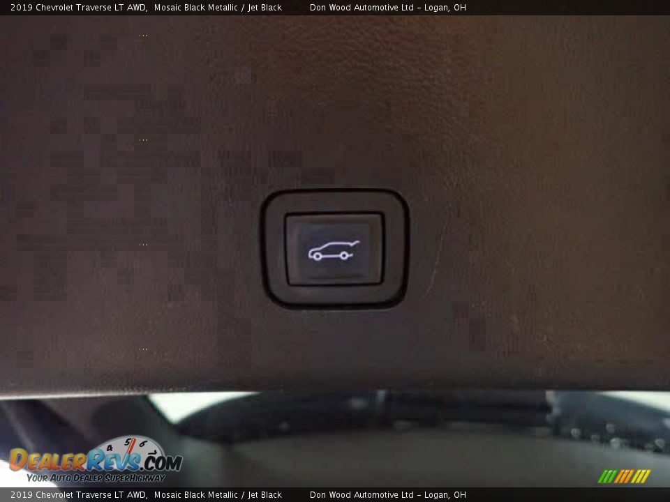 2019 Chevrolet Traverse LT AWD Mosaic Black Metallic / Jet Black Photo #13
