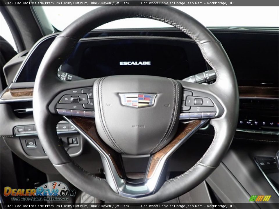 2023 Cadillac Escalade Premium Luxury Platinum Black Raven / Jet Black Photo #26
