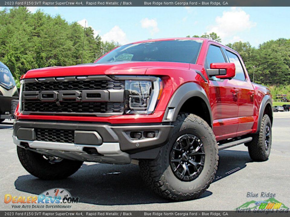 2023 Ford F150 SVT Raptor SuperCrew 4x4 Rapid Red Metallic / Black Photo #1