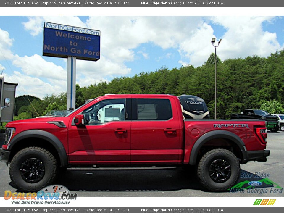 2023 Ford F150 SVT Raptor SuperCrew 4x4 Rapid Red Metallic / Black Photo #2