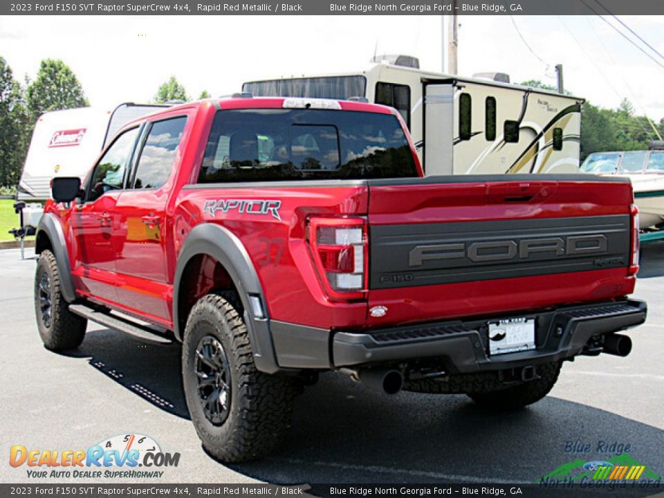 2023 Ford F150 SVT Raptor SuperCrew 4x4 Rapid Red Metallic / Black Photo #3