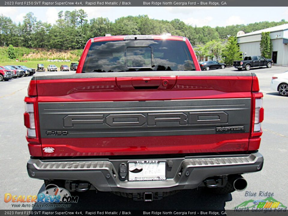 2023 Ford F150 SVT Raptor SuperCrew 4x4 Rapid Red Metallic / Black Photo #5